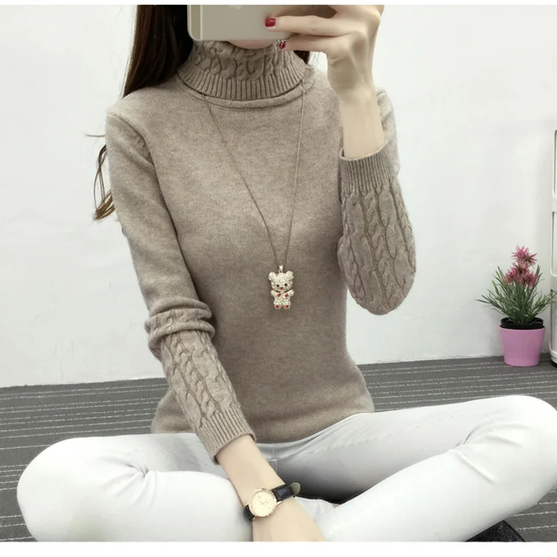 Women Turtleneck Winter Sweater Women 2018 Long Sleeve Knitted Women Sweaters And Pullovers Female Jumper Tricot Tops YP0577
Women Turtleneck Winter Sweater Women 2018 Long Sleeve Knitted Women Sweaters And Pullovers Female Jumper Tricot Tops YP0577