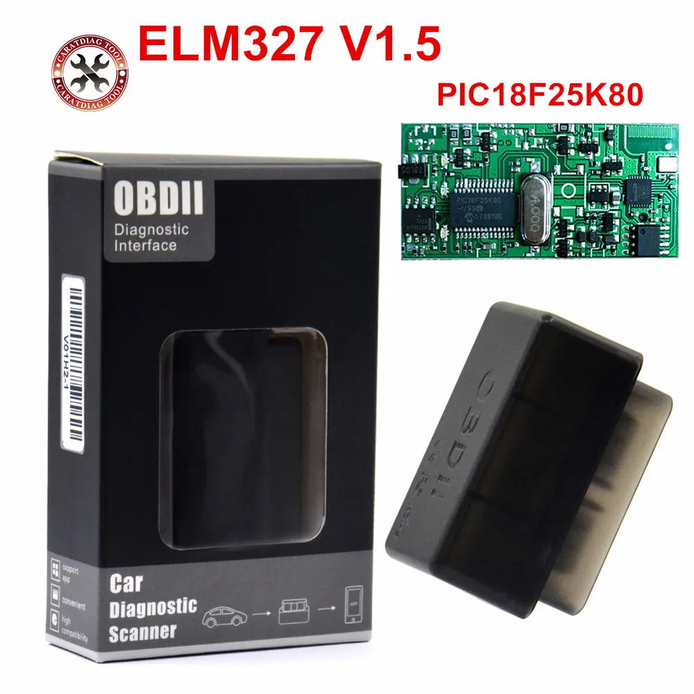 2022 Новейший Супер Мини ELM327 Bluetooth ELM 327 PIC18F25K80 версия 1 5 OBD2 / OBDII для Android/Windows