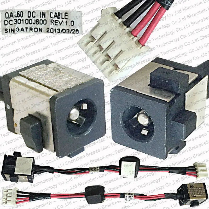 3pieces/lot 100% Genuine NEW Laptop DC Power port Jack Cable Socket harness connector wire for Toshiba DC30100J600 Free shipping
3pieces/lot 100% Genuine NEW Laptop DC Power port Jack Cable Socket harness connector wire for Toshiba DC30100J600 Free shipping
