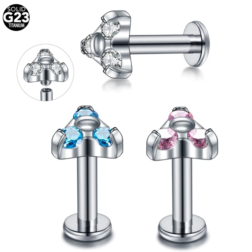 1PC Titanium 5mm Top Labret Piercing Internally Thread Helix Cartilage Tragus Earing Lip Stud Piercing Oreja Orelha Body Jewelry
1PC Titanium 5mm Top Labret Piercing Internally Thread Helix Cartilage Tragus Earing Lip Stud Piercing Oreja Orelha Body Jewelry