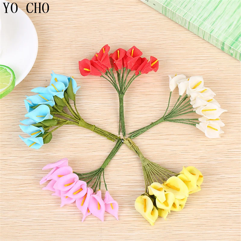 YO CHO144pcs Artificial Flower Calla Lily Multicolor Handmade PE Home Decoration Party Wedding Decorative Flower DIY Fake Flower
YO CHO144pcs Artificial Flower Calla Lily Multicolor Handmade PE Home Decoration Party Wedding Decorative Flower DIY Fake Flower