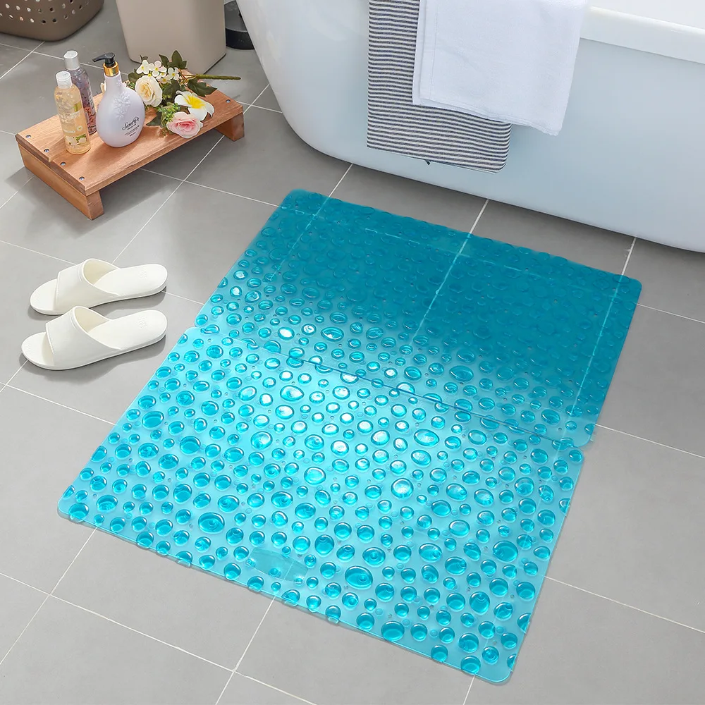 

SunnyRain 1-Piece PVC Skidproof Suctorial Cup Bathroom Area Rug Bathtub Slip Resistance Mats