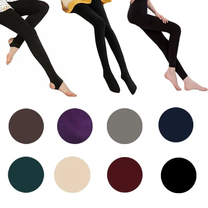 Womens High Waist Stretchy Thicken Velvet Tights Warm Solid Color Skinny Footless/Footed Thermal Ankle Slim Full Lengt
Womens High Waist Stretchy Thicken Velvet Tights Warm Solid Color Skinny Footless/Footed Thermal Ankle Slim Full Lengt