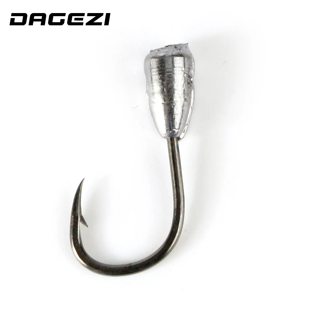 DAGEZI 10 шт./лот джиг-головка крючок 3g/4g/5g/6g/7g свинцовая головка джиг приманки
