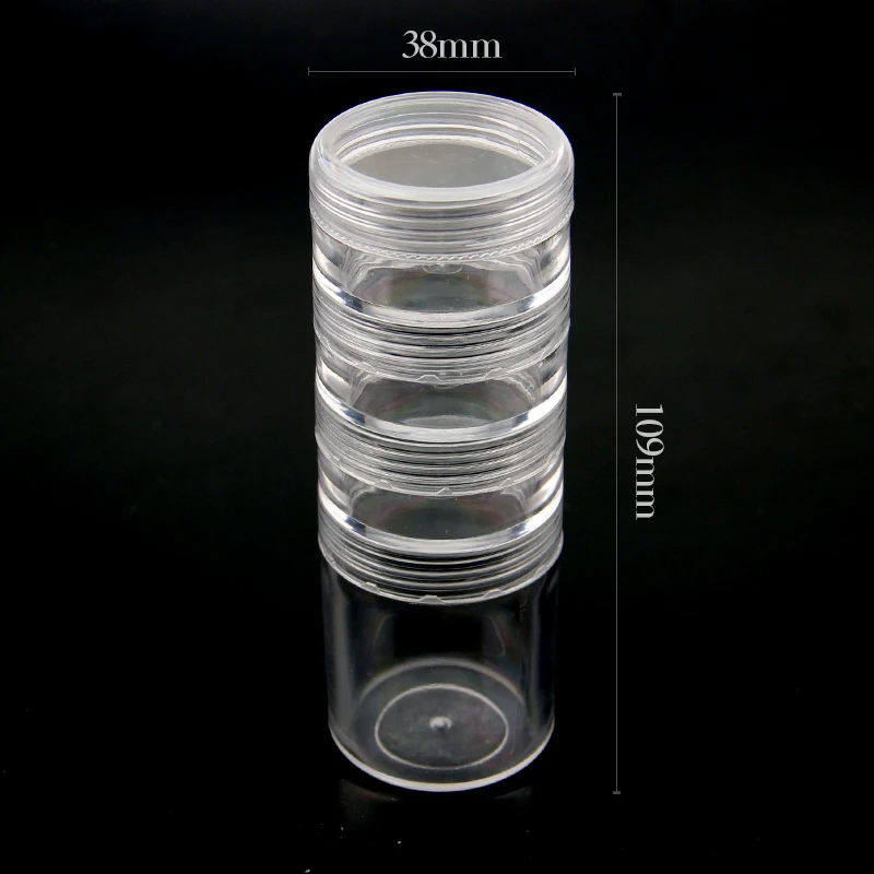 1 Set 109*38mm Transparent Empty Plastic Storage Boxes Nail Art Tip Glitter Pot Box Nails Art Rhinestone Bead Gems Case
1 Set 109*38mm Transparent Empty Plastic Storage Boxes Nail Art Tip Glitter Pot Box Nails Art Rhinestone Bead Gems Case