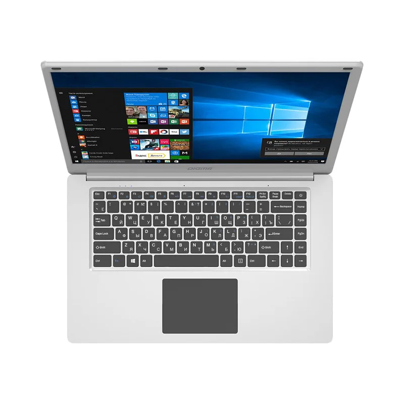 Ноутбук Digma EVE 604 15.6"/Atom X5 Z8350/2Gb/32GbSSD+32Gb/Intel HD400/WiFi/BT/Win10HomeML/silver (ES6021EW)|Ноутбуки| |