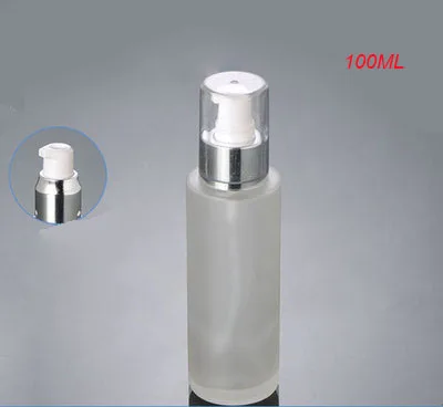 NEW 100ml frosted glass with shiny silver press pump bottle lotion bottle Cosmetic Packaging glass bottle
NEW 100ml frosted glass with shiny silver press pump bottle lotion bottle Cosmetic Packaging glass bottle