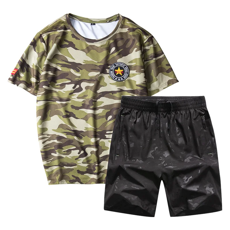 Polyester Sport Suit Men M to 8XL Beach Shorts Set Plus Loose Men's Clothing Camouflage Quick Drying Surfing Tops Beach Sets Man
Polyester Sport Suit Men M to 8XL Beach Shorts Set Plus Loose Men's Clothing Camouflage Quick Drying Surfing Tops Beach Sets Man