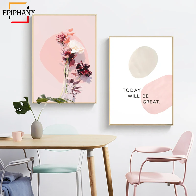 Modern Wall Art Inspired Print Blush Pink Bedroom Wall Decor Positive Affirmation Quote Nordic Fashion Flower Posers and Prints
Modern Wall Art Inspired Print Blush Pink Bedroom Wall Decor Positive Affirmation Quote Nordic Fashion Flower Posers and Prints