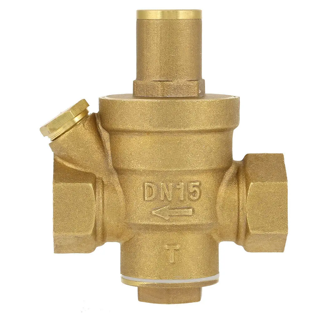 1pc Brass Adjustable Water Pressure Reducing Regulator Valve Thread DN15 1/2" zg
1pc Brass Adjustable Water Pressure Reducing Regulator Valve Thread DN15 1/2" zg