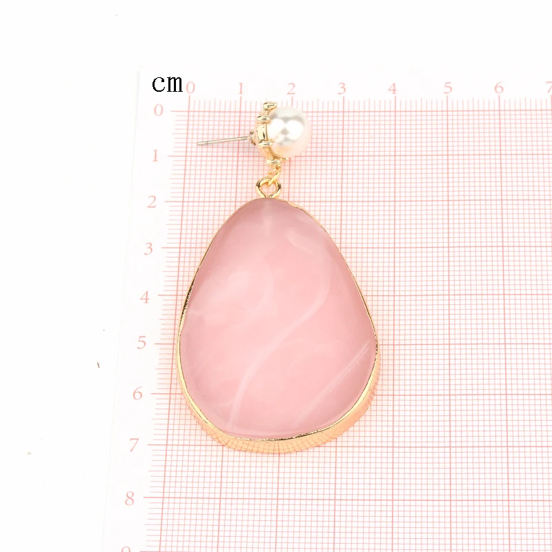 Dayoff Europe Huge Gold Pearl Dangle Earrings Women Jewelry Unique Pink Water Drop Dangle Earrings Eardrop Long Earrings E624
Dayoff Europe Huge Gold Pearl Dangle Earrings Women Jewelry Unique Pink Water Drop Dangle Earrings Eardrop Long Earrings E624