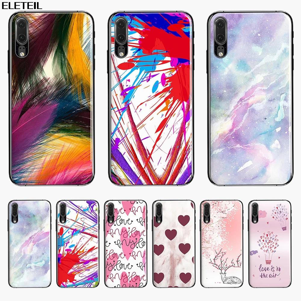 Мода Абстрактная живопись маслом Телефон чехол для iPhone 6 S 7 8plus матовый мягкий