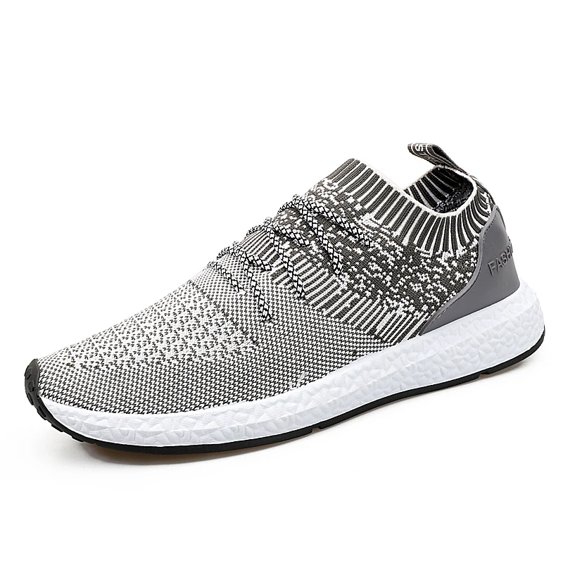 Mens Breathable Outdoor Walking Shoes Light Weight Sports Non-slip Travel Mesh For Men Color Grey Free Shipping 923 | Спорт и