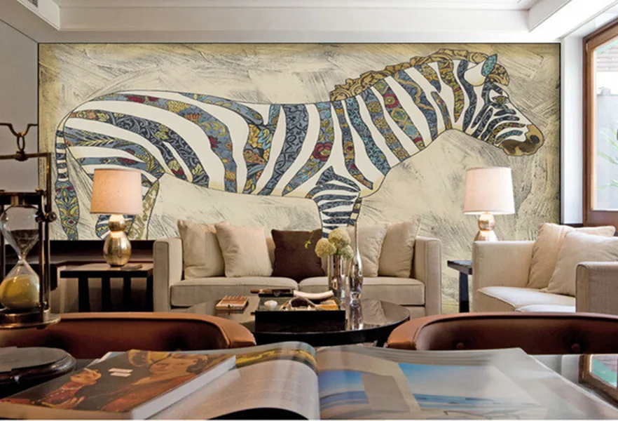 The custom 3D murals,modern abstract zebra oil painting ,living room sofa TV wall bedroom wall paper
The custom 3D murals,modern abstract zebra oil painting ,living room sofa TV wall bedroom wall paper