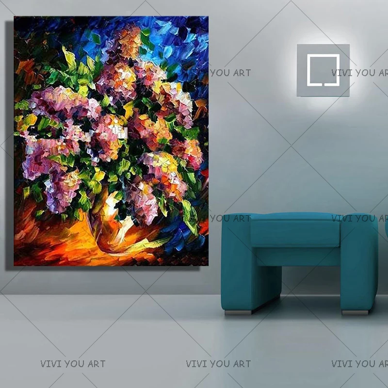 Free Shipping Hand-painted High Quality Abstract Purple Flower Oil Painting On Canvas Abstract Knife Oil Painting For Home Wall
Free Shipping Hand-painted High Quality Abstract Purple Flower Oil Painting On Canvas Abstract Knife Oil Painting For Home Wall