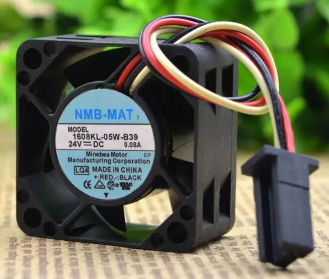 NMB 1608KL-05W-B39 24V 0.07A 4 см 40203 провод вентилятора системы FANUC | Электроника