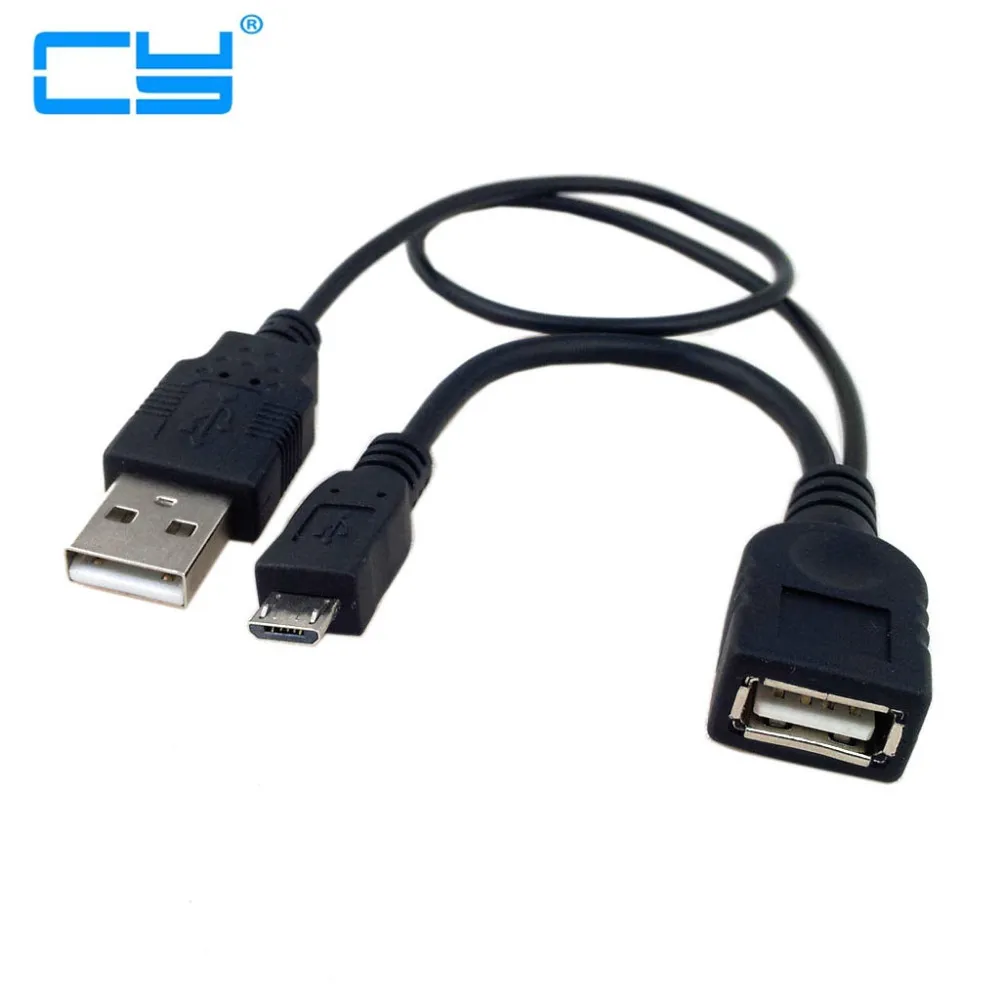 

Micro USB Host OTG Cable adapter With USB power for s4 i9500 google nexus 7 S2 i9100 S3 i9300 i9220 note 2 XOOM N7100