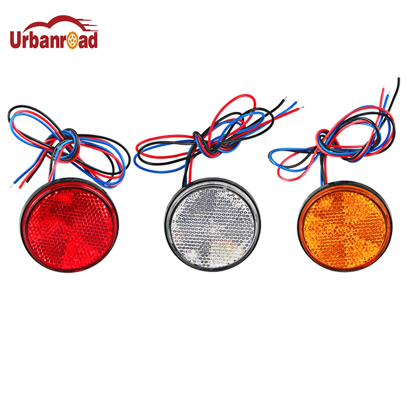 Urbanroad 1PCS Universal 24 SMD Car Round Tail Lights Turn Singal Light ATV LED Reflectors Truck Side Warning Lights DC 12V
Urbanroad 1PCS Universal 24 SMD Car Round Tail Lights Turn Singal Light ATV LED Reflectors Truck Side Warning Lights DC 12V