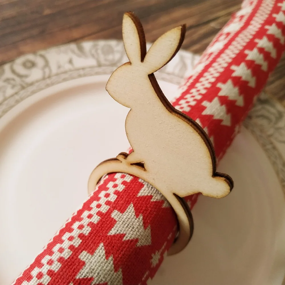 12pcs Wooden Wood Easter Bunny Rabbit Napkin Ring Laser Cut DIY Craft Party Decoration Easter Wood Natural Rustic Ornaments
12pcs Wooden Wood Easter Bunny Rabbit Napkin Ring Laser Cut DIY Craft Party Decoration Easter Wood Natural Rustic Ornaments