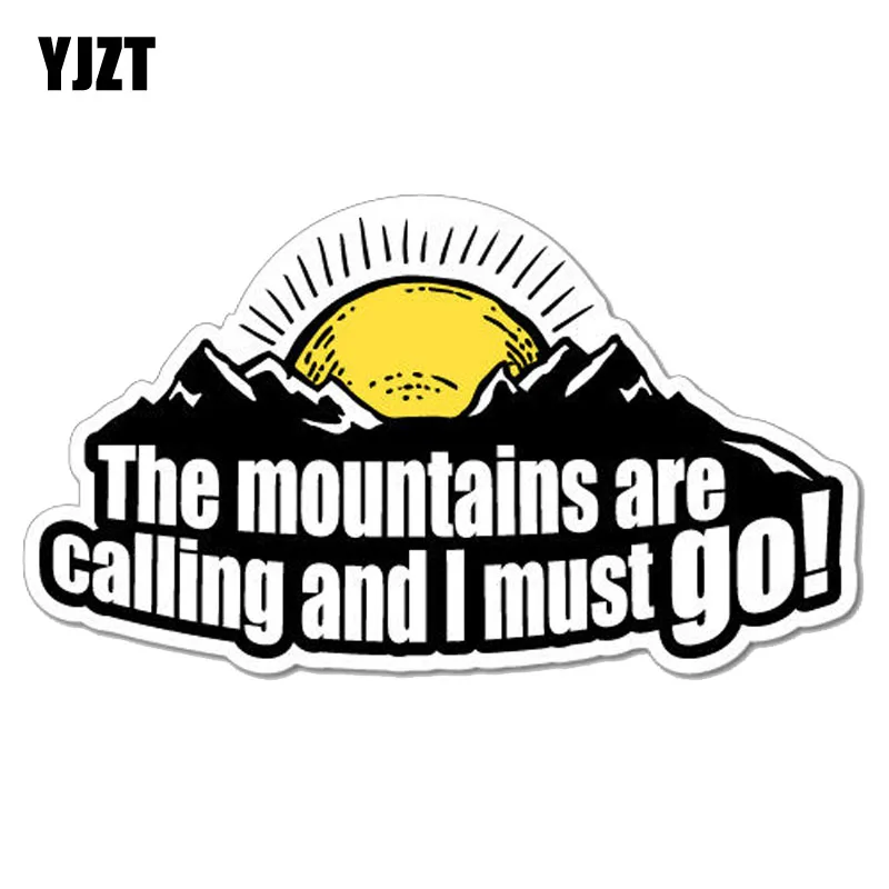 YJZT 15.2CM*8.2CM Mountains Are Calling Outdoor Adventure PVC Motorcycle Car Sticker 11-00326
YJZT 15.2CM*8.2CM Mountains Are Calling Outdoor Adventure PVC Motorcycle Car Sticker 11-00326