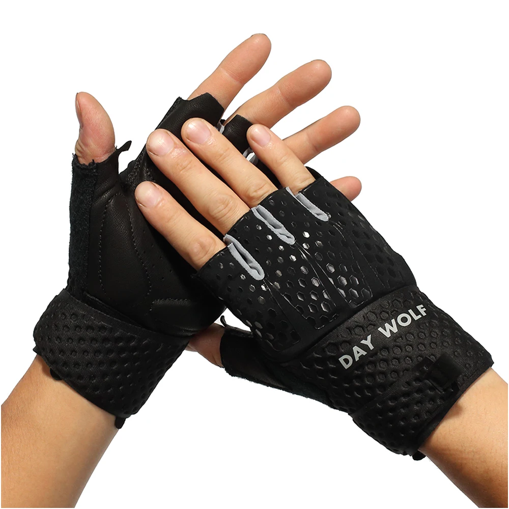 Day Wolf Fitness gloves men and women sports dumbbell strength training half finger care wrist breathable non-slip riding gloves
Day Wolf Fitness gloves men and women sports dumbbell strength training half finger care wrist breathable non-slip riding gloves