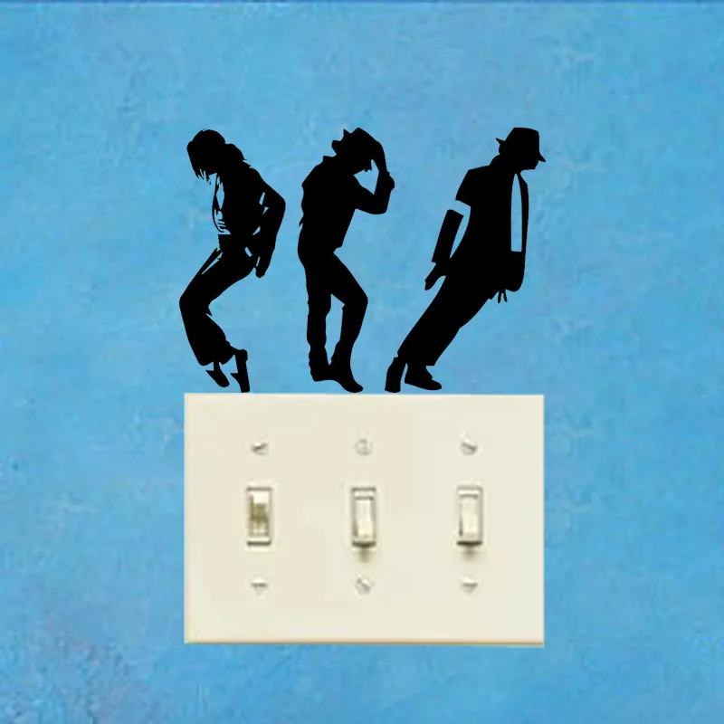 Michael Jackson Fashion Livingroom Wall Sticker Light Switch Decal 6SS0279 
Michael Jackson Fashion Livingroom Wall Sticker Light Switch Decal 6SS0279