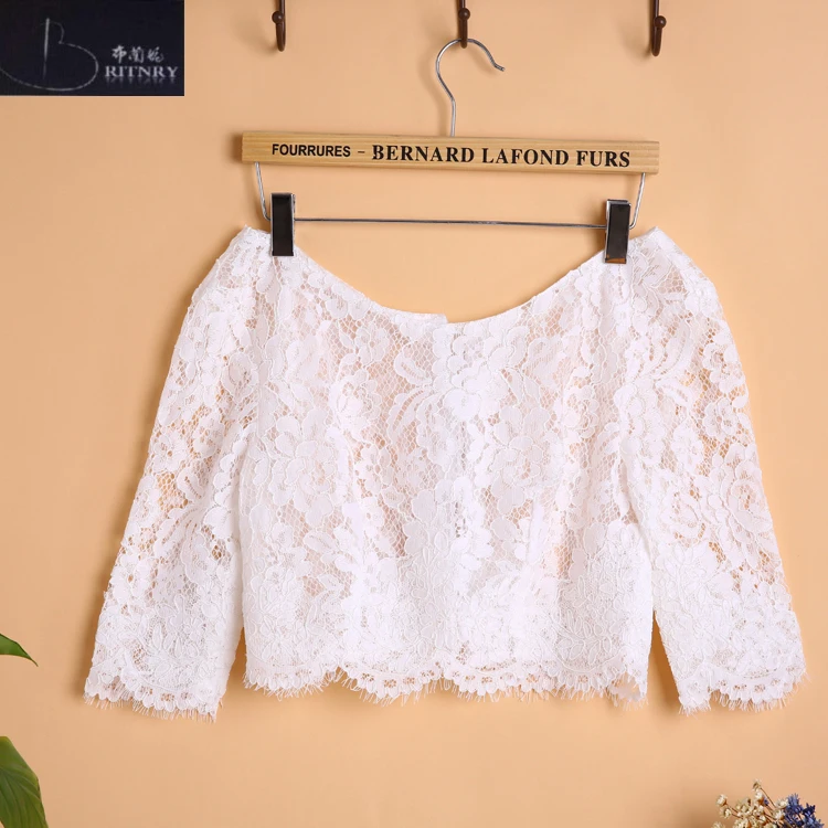 CJ111602 New Arrivals Wedding Wrap Bolero Half Sleeves Women Bolero Lace Bolero Wedding Jackets
CJ111602 New Arrivals Wedding Wrap Bolero Half Sleeves Women Bolero Lace Bolero Wedding Jackets