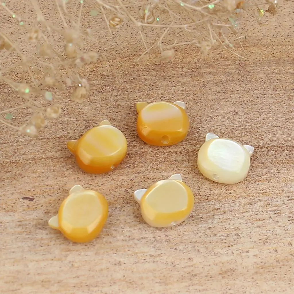 Natural Shell Loose Beads Cat Animal Yellow AB Color About 7mm( 2/8") x 7mm( 2/8"), Hole:Approx 0.7mm, 2 PCs
Natural Shell Loose Beads Cat Animal Yellow AB Color About 7mm( 2/8") x 7mm( 2/8"), Hole:Approx 0.7mm, 2 PCs