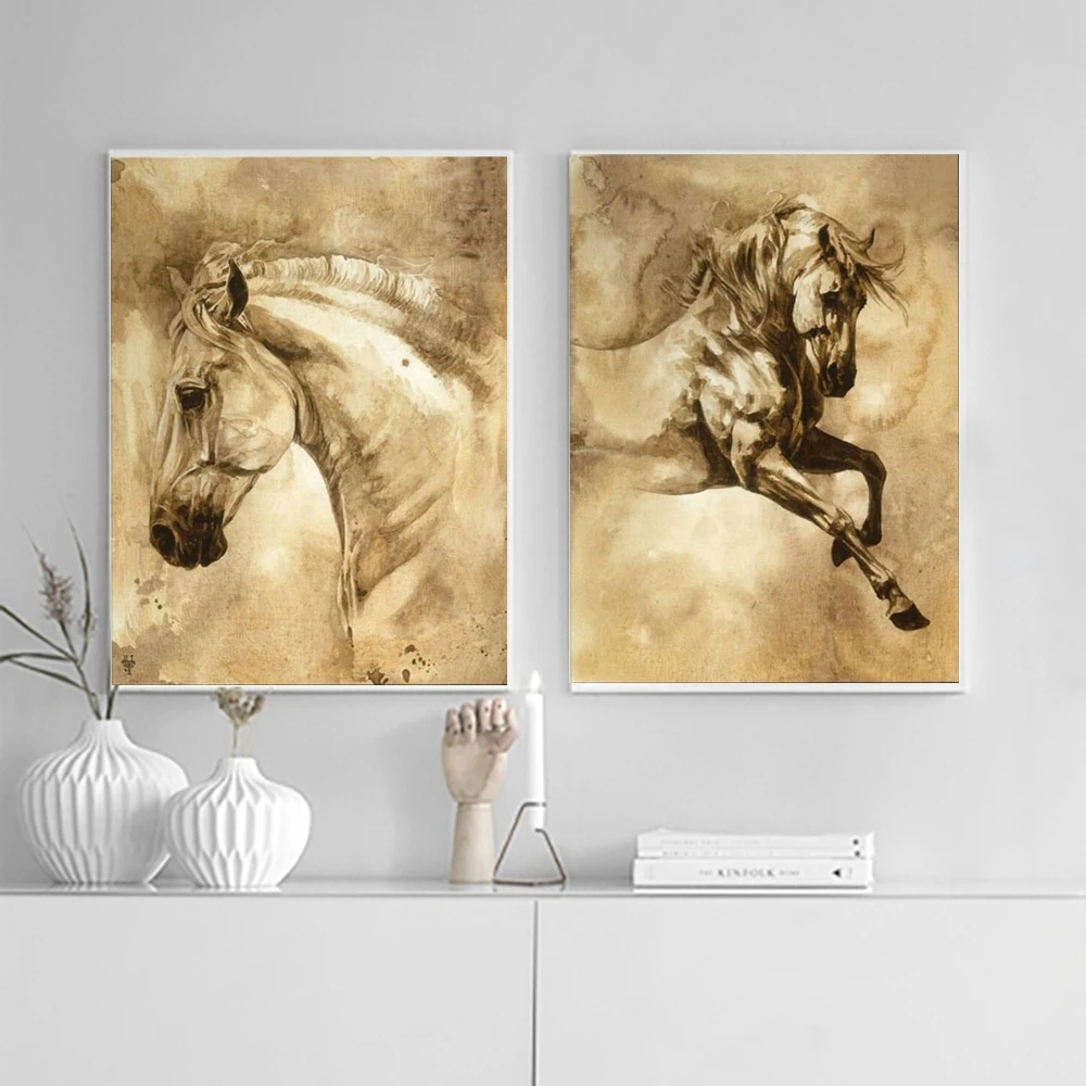 Gallant Horse Animal Poster and Print Retro Hallway Wall Art Canvas Painting for Restaurant Office Wall Decor Vintage Home Decor
Gallant Horse Animal Poster and Print Retro Hallway Wall Art Canvas Painting for Restaurant Office Wall Decor Vintage Home Decor