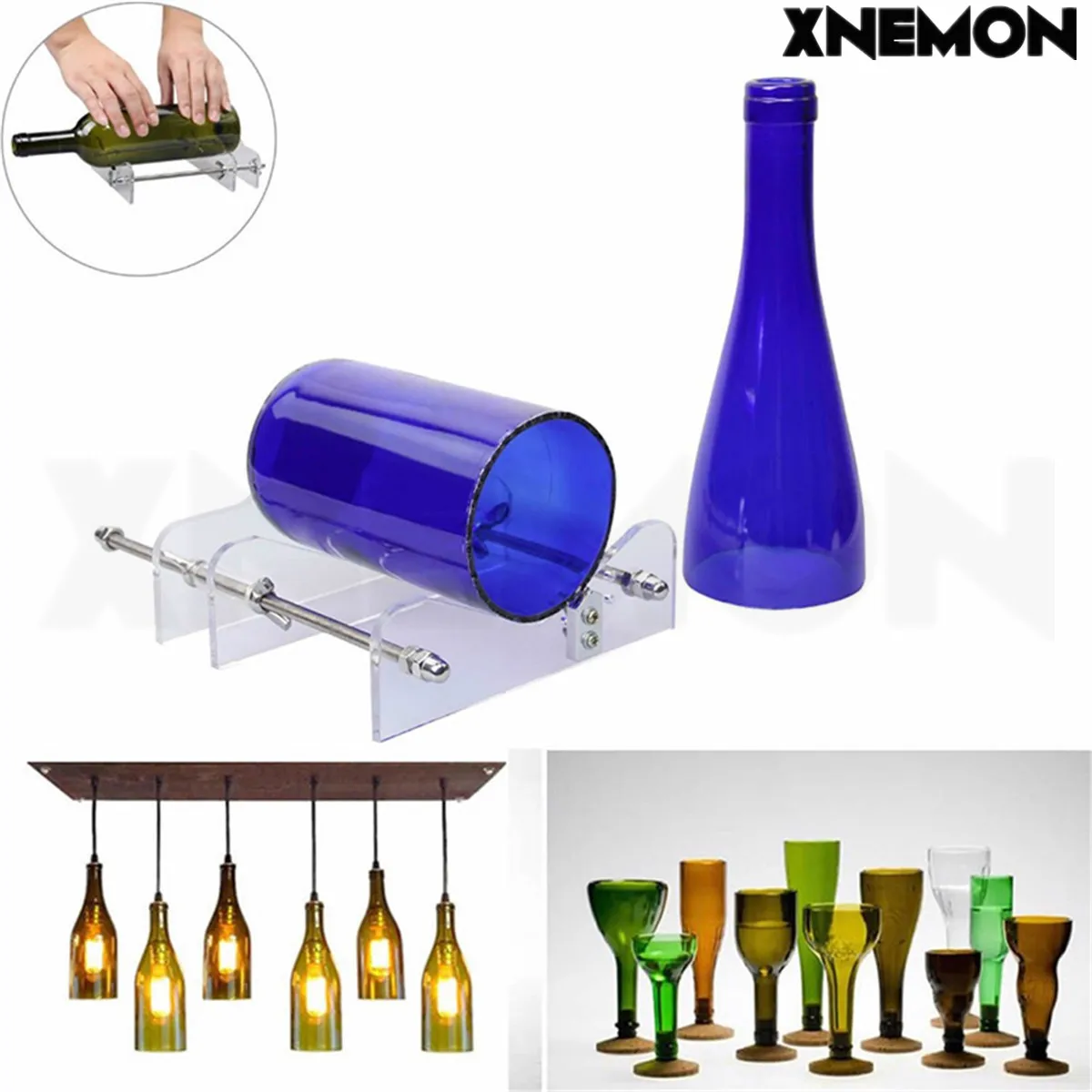 XNEMON New DIY Glass Wine Bottle Cutter Cutting Machine Jar Kit Craft Machine Recycle Tool High Quality Safety Glass Tool
XNEMON New DIY Glass Wine Bottle Cutter Cutting Machine Jar Kit Craft Machine Recycle Tool High Quality Safety Glass Tool