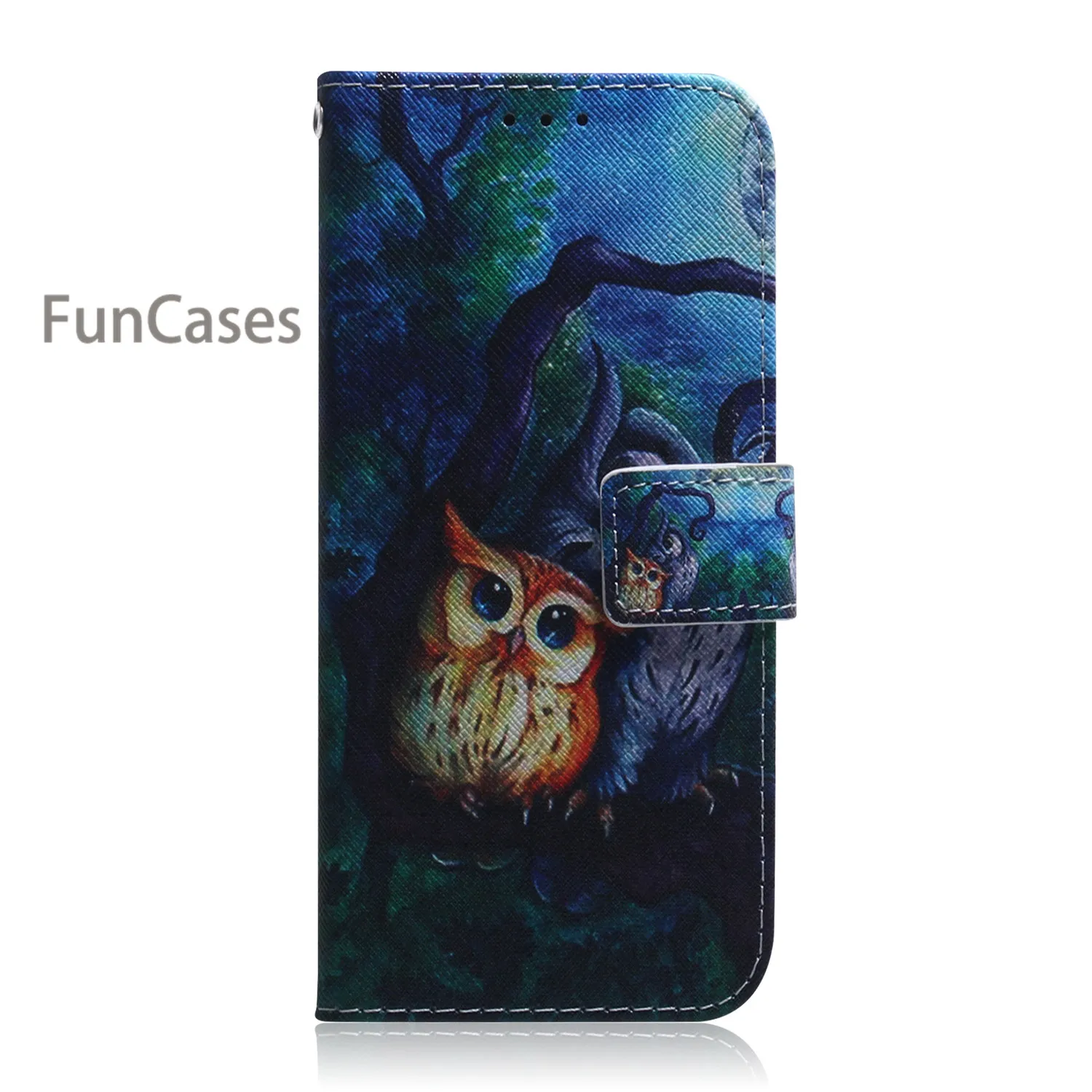 Чехол-книжка с изображением животных чехол-книжка для funda huawei Y6 2019 крутые Чехлы