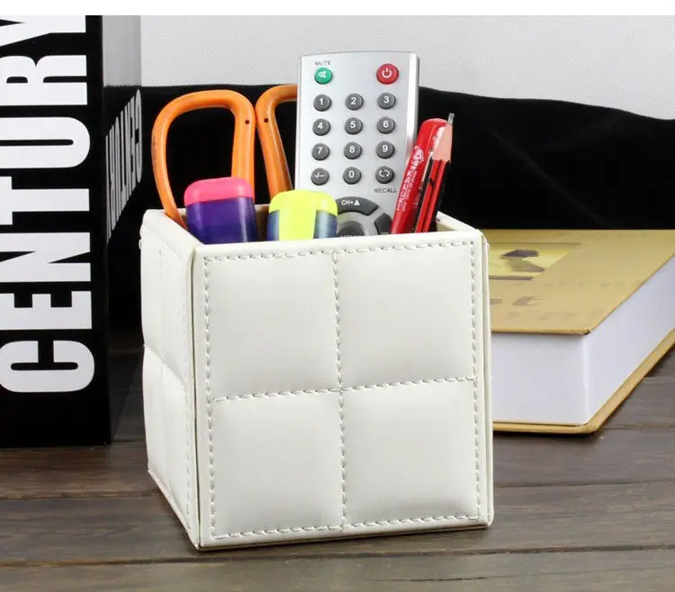10cm square wooden leather desttop pen pencil holder box display stands office stationery organizer desk accessories white 205B
10cm square wooden leather desttop pen pencil holder box display stands office stationery organizer desk accessories white 205B