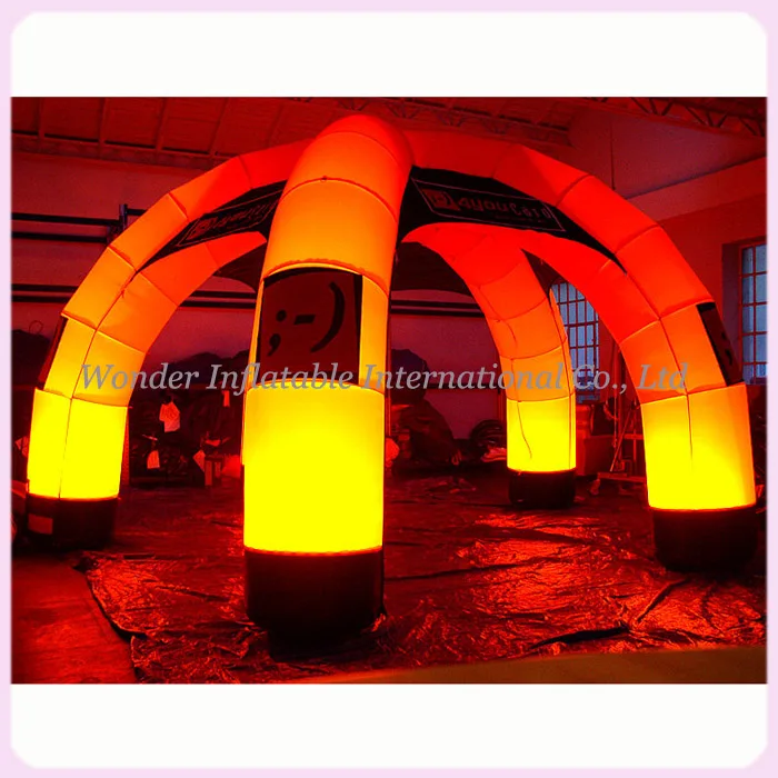 Portable outdoor 6m Inflatable event tent with LED Lights , Inflatable dome tent , Inflatable spider tent for party use
Portable outdoor 6m Inflatable event tent with LED Lights , Inflatable dome tent , Inflatable spider tent for party use