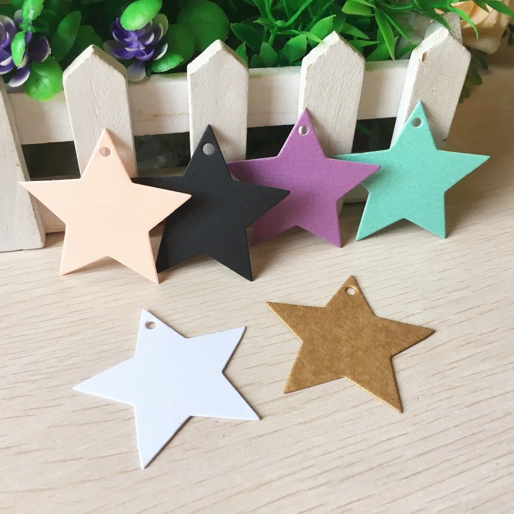 100 Pcs Five-pointed Star Kraft Paper Hang Notebook Tag Gift DIY Hanging Tag Price Luggage Wedding Name Label Card 5x5cm
100 Pcs Five-pointed Star Kraft Paper Hang Notebook Tag Gift DIY Hanging Tag Price Luggage Wedding Name Label Card 5x5cm