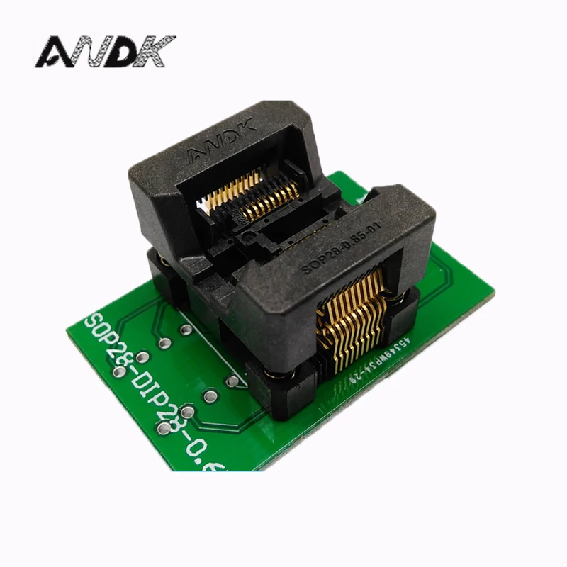 OTS-28-0.65-01 SSOP20 TSSOP20 DIP20 Programming Socket IC Test Socket Programmer Adapter Shrapnel Socket Convertor Conector
OTS-28-0.65-01 SSOP20 TSSOP20 DIP20 Programming Socket IC Test Socket Programmer Adapter Shrapnel Socket Convertor Conector