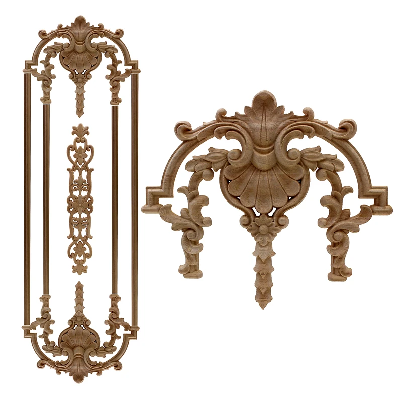 RUNBAZEF Antique Decorative Wood Appliques for Furniture Decor Cabinet Door Irregular Wooden Mouldings Flower Carving Figurine
RUNBAZEF Antique Decorative Wood Appliques for Furniture Decor Cabinet Door Irregular Wooden Mouldings Flower Carving Figurine