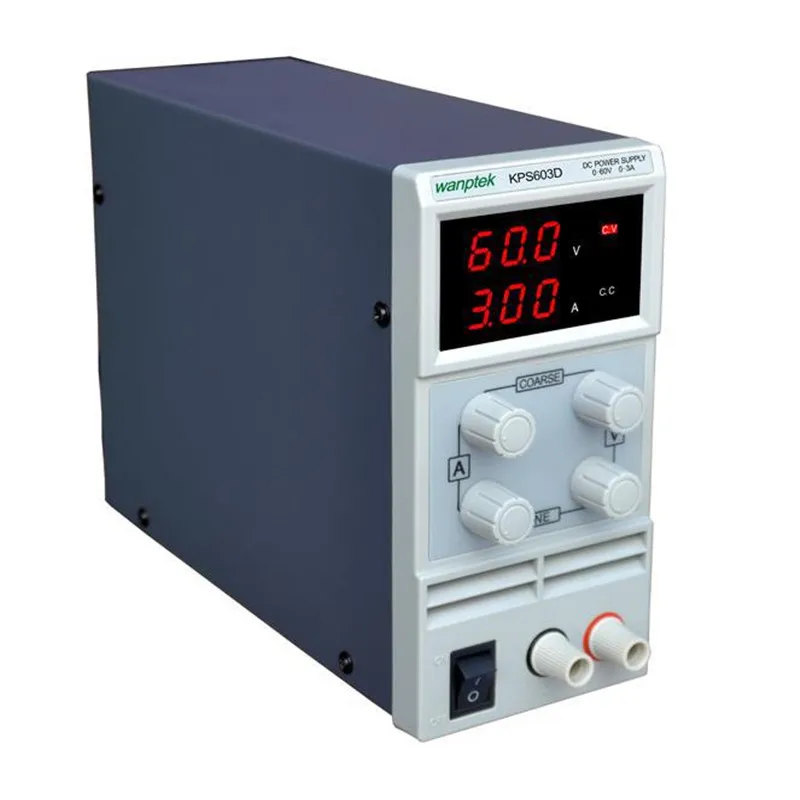Switching DC power supply KPS603D 60V 3A Single Channel adjustable SMPS Digital 0.1V 0.01A DC power supply
Switching DC power supply KPS603D 60V 3A Single Channel adjustable SMPS Digital 0.1V 0.01A DC power supply