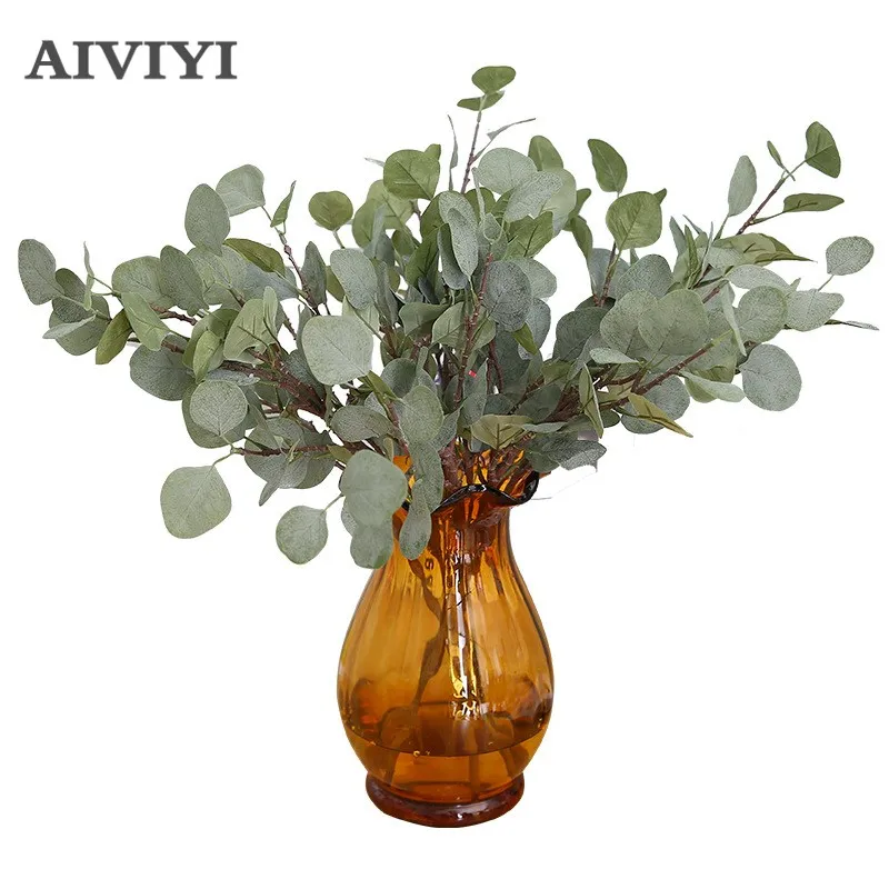 Artificial plants eucalyptus branches plastic plants Flower arranging DIY flores autumn home wedding party decoration leaf wreat
Artificial plants eucalyptus branches plastic plants Flower arranging DIY flores autumn home wedding party decoration leaf wreat