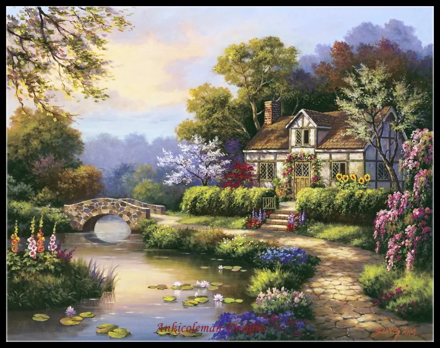 Needlework for embroidery crafts DIY DMC color High Quality - Counted Cross Stitch Kits 14 ct Oil painting - Swan Cottage
Needlework for embroidery crafts DIY DMC color High Quality - Counted Cross Stitch Kits 14 ct Oil painting - Swan Cottage