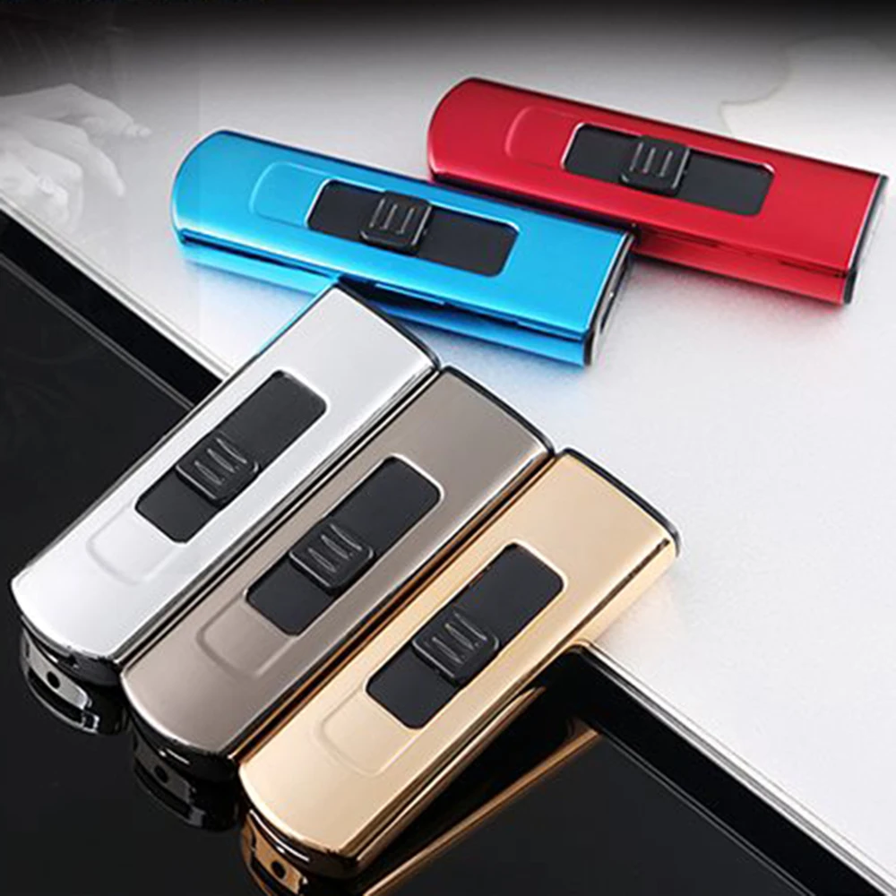 НОВАЯ Портативная USB перезаряжаемая ветрозащитная беспламенная плазменная