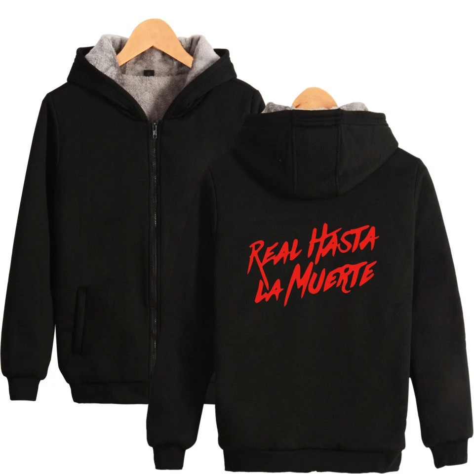 Real hasta la muerte 2019 The New Unisex winter Hooded Zipper cotton shirt Stylish Casual Long Sleeve Hooded coat Harajuku Kpop
Real hasta la muerte 2019 The New Unisex winter Hooded Zipper cotton shirt Stylish Casual Long Sleeve Hooded coat Harajuku Kpop