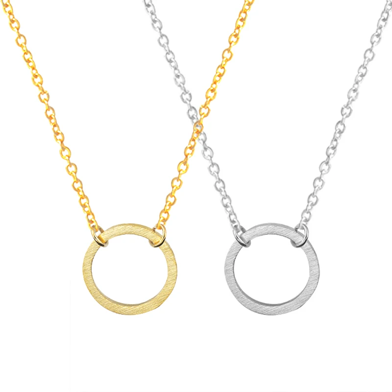 Lucky Circle Necklace For Women Jewelry Gargantilha Stainless Steel Chain Karma Charm Necklace Pendant Christmas Gift
Lucky Circle Necklace For Women Jewelry Gargantilha Stainless Steel Chain Karma Charm Necklace Pendant Christmas Gift