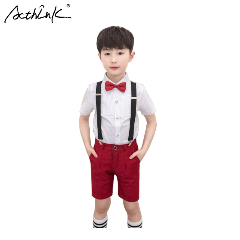 ActhInK New Arrival Boys Summer Overalls Clothing Set Short Sleeve Shirts Suit For Boys Teenage Boys Summer Wedding Suit
ActhInK New Arrival Boys Summer Overalls Clothing Set Short Sleeve Shirts Suit For Boys Teenage Boys Summer Wedding Suit