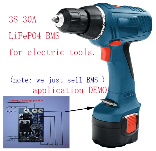 Печатная плата 3S 30A LiFePO4 BMS/PCM/PCB для защиты аккумулятора 3 упаковки батарейка 18650 с