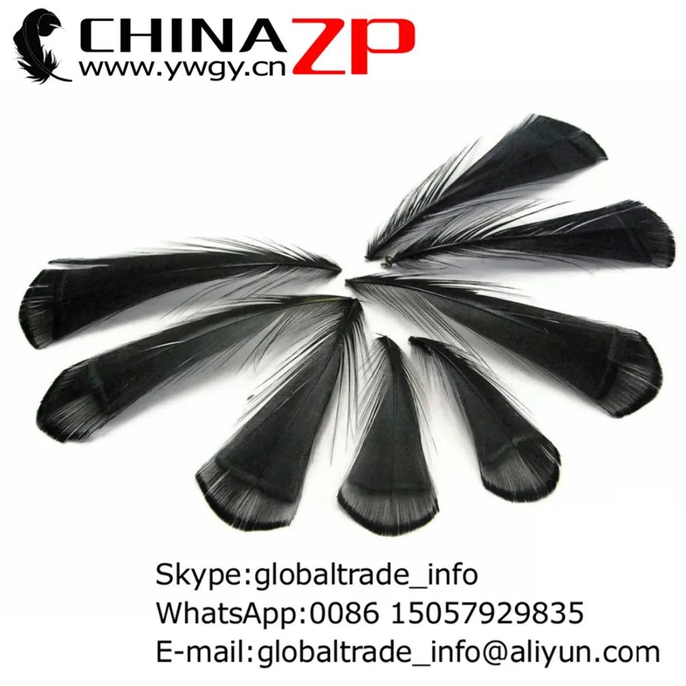 CHINAZP Factory 100pcs/lot Fantastic DIY Decoration Dyed Black Lady Amherst Pheasant Tippet Feather
CHINAZP Factory 100pcs/lot Fantastic DIY Decoration Dyed Black Lady Amherst Pheasant Tippet Feather