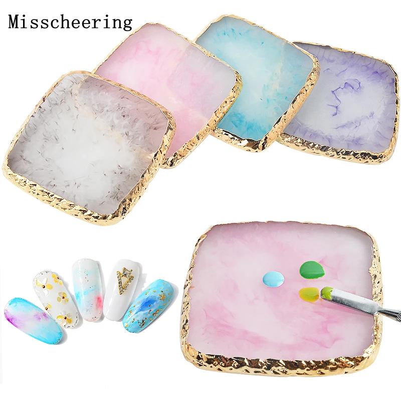 1pcs Square Natural Resin Agate Nail Art UV Gel Paint Palette Holder Colors Mixing False Nails Display Manicure Accessory Tools
1pcs Square Natural Resin Agate Nail Art UV Gel Paint Palette Holder Colors Mixing False Nails Display Manicure Accessory Tools