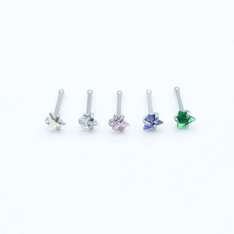 5 Pcs Prong Set Multi Color Triangle Zircon Nose Screw Rings Piercing Nose Studs Body Piercing Jewelry
5 Pcs Prong Set Multi Color Triangle Zircon Nose Screw Rings Piercing Nose Studs Body Piercing Jewelry