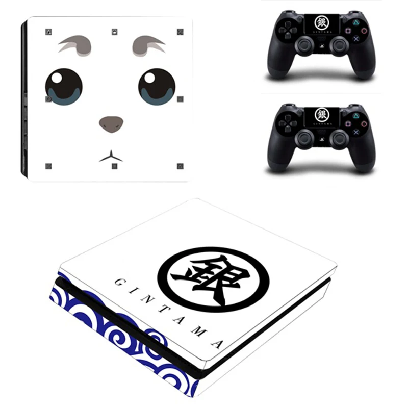 2 шт. для Gintama Наклейки скины Переводные картинки PS4 Slim консоли и геймпада|decal skin