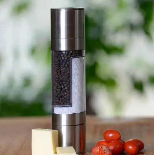 50PCS Pepper Grinder 2 in 1 Stainless Steel Manual Salt Pepper Mill Seasoning Kitchen Tools Grinding for Cooking
50PCS Pepper Grinder 2 in 1 Stainless Steel Manual Salt Pepper Mill Seasoning Kitchen Tools Grinding for Cooking