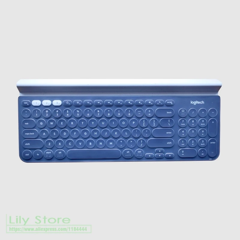Силиконовая Пылезащитная Механическая Беспроводная Bluetooth клавиатура для LOGITECH K780